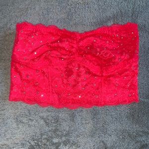 VS PINK Bedazzled Bandeau - NWOT